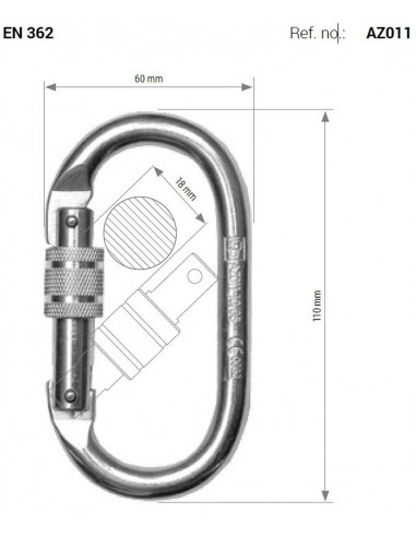 Carabinieră din oțel AZ011 / SKP112Y
