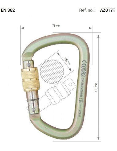 Carabinieră din oțel AZ 017T