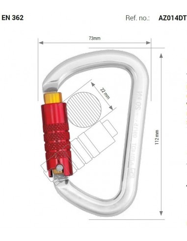 Carabinieră din aluminiu AZ 014T