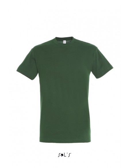 Tricou cu maneca scurta, unisex Sol'S Regent, culoare verde inchis (Tuborg, padurar), vedere din fata