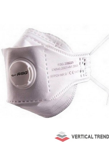 Semimască FFP2 cu supapă, RSG – FS...