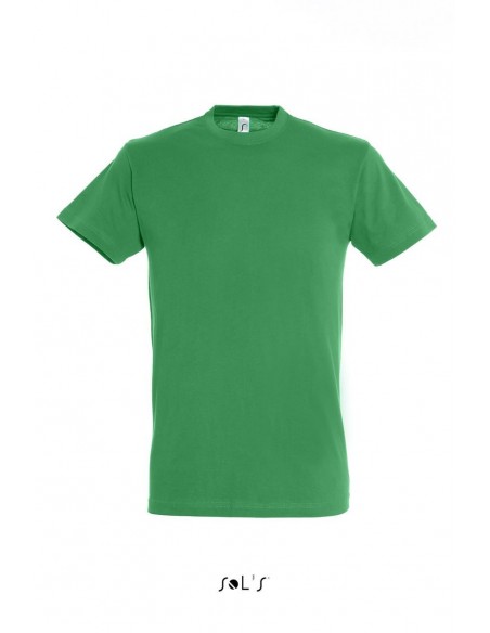 Tricou cu maneca scurta, unisex Sol'S Regent, culoare verde deschis (Kelly), vedere din fata