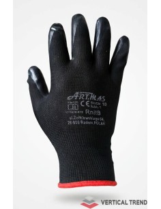 Mănuși negre din nylon cu...