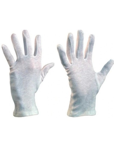 Mănuși textile FAWA White din bumbac...